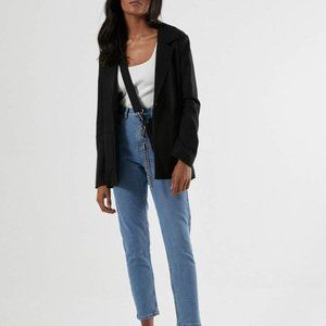 AFENDS WOMEN'S BLONDIES DENIM SLIM FIT JEAN IN CLASSIC BLUE